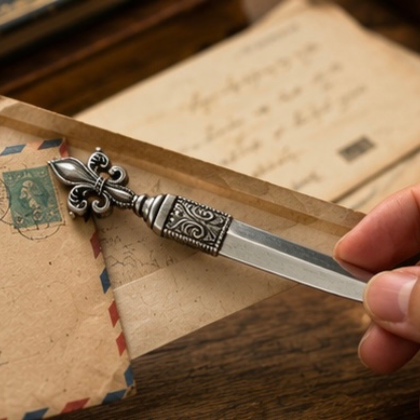 Fleur-de-Lis Letter Opener