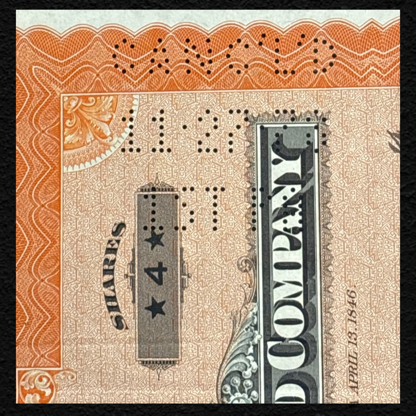 Original Pennsylvania Railroad Stock Certificate