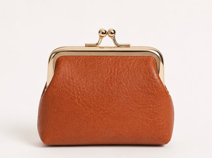 Classic Kiss Lock Coin Purse | Vintage-Inspired Wallet