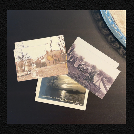 Original 1937 Ohio River Flood Postcards (Lot of 3)