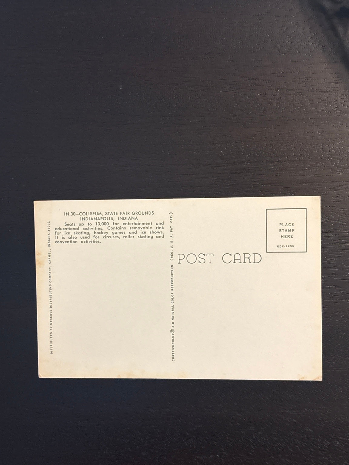 Vintage Indiana Landmark Postcards (Set of 4)