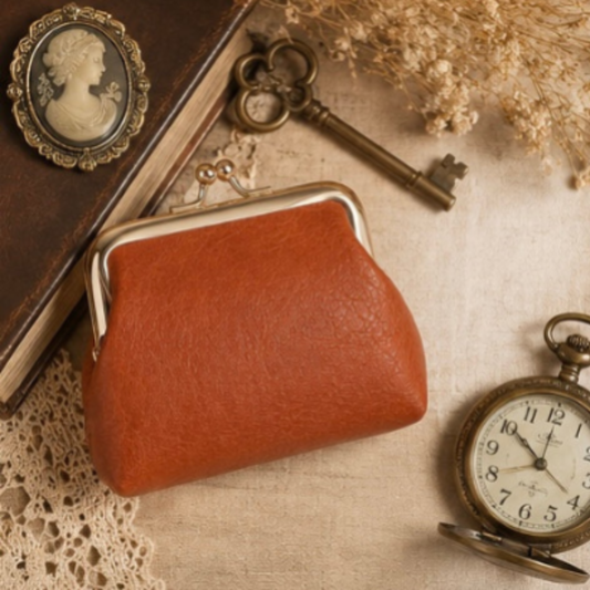 Classic Kiss Lock Coin Purse | Vintage-Inspired Wallet